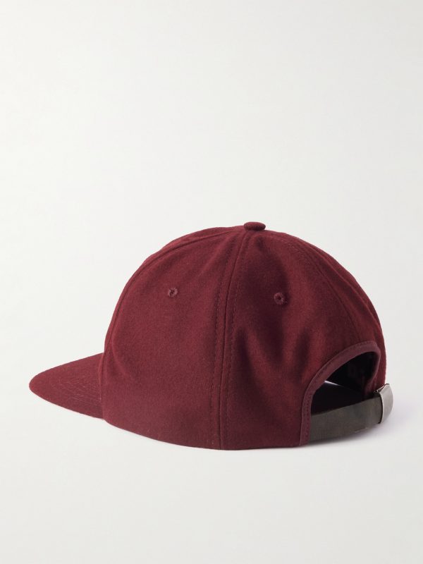 Logo-Appliquéd Wool-Felt Baseball Cap - BK Logo-Appliquéd Wool-Felt Baseball Cap - BK