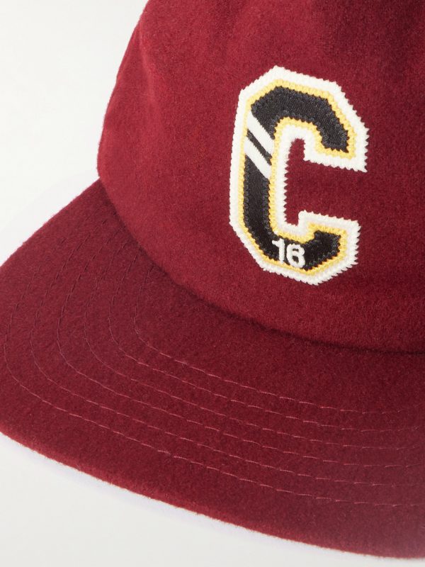 Logo-Appliquéd Wool-Felt Baseball Cap - CU Logo-Appliquéd Wool-Felt Baseball Cap - CU