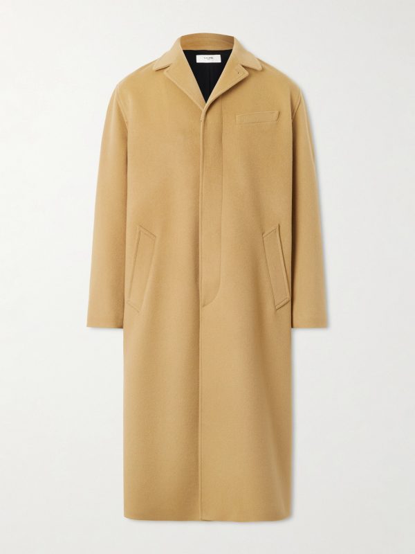 Brushed Wool-Felt Coat