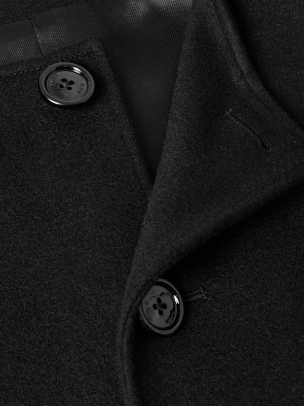 Cropped Logo-Embroidered Wool-Felt Jacket - CU Cropped Logo-Embroidered Wool-Felt Jacket - CU