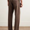 Wesley Straight-Leg Cotton-Corduroy Trousers - BK Wesley Straight-Leg Cotton-Corduroy Trousers - BK