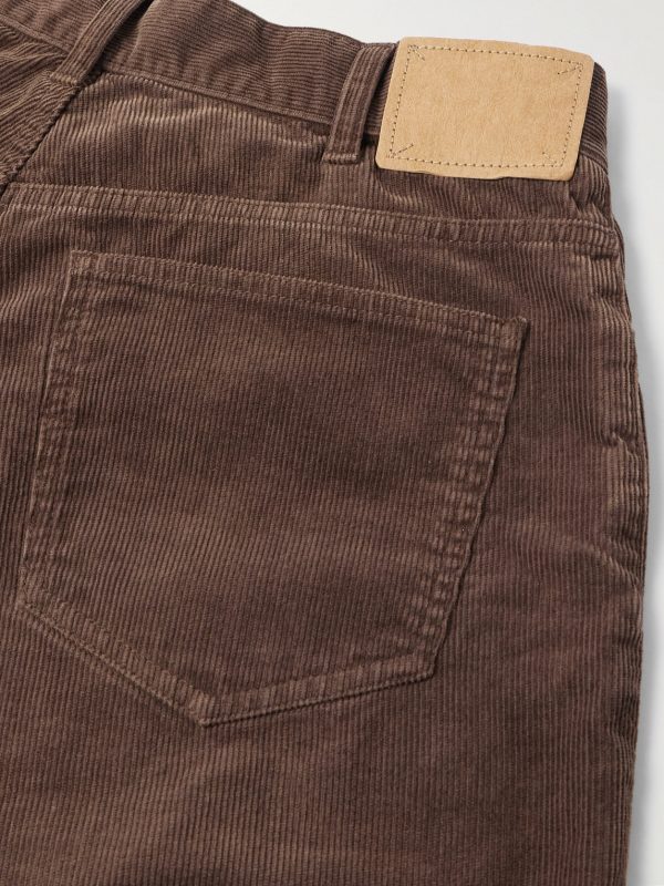 Wesley Straight-Leg Cotton-Corduroy Trousers - CU Wesley Straight-Leg Cotton-Corduroy Trousers - CU