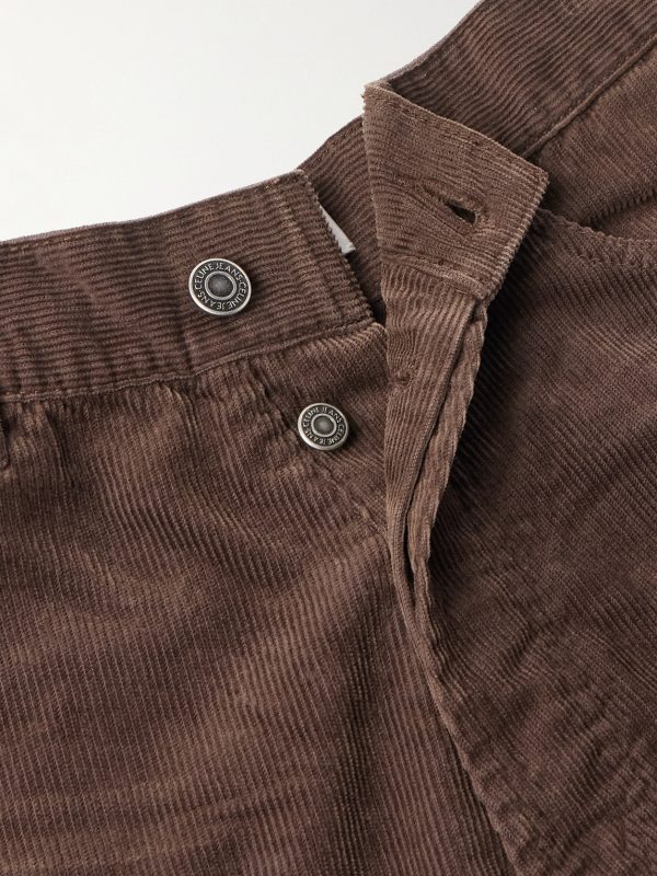 Wesley Straight-Leg Cotton-Corduroy Trousers - E1 Wesley Straight-Leg Cotton-Corduroy Trousers - E1
