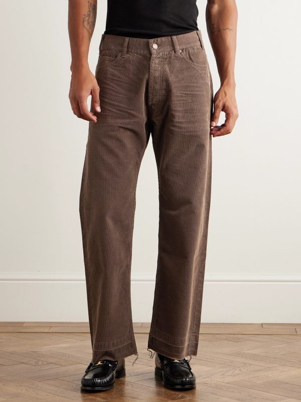 Wesley Straight-Leg Cotton-Corduroy Trousers - FR Wesley Straight-Leg Cotton-Corduroy Trousers - FR
