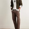 Wesley Straight-Leg Cotton-Corduroy Trousers - OU Wesley Straight-Leg Cotton-Corduroy Trousers - OU