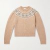 Slim-Fit Fair Isle Wool Cardigan