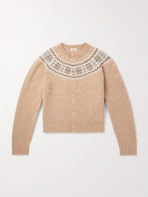 Slim-Fit Fair Isle Wool Cardigan Slim-Fit Fair Isle Wool Cardigan