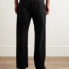 Wesley Straight-Leg Cotton-Corduroy Trousers - BK Wesley Straight-Leg Cotton-Corduroy Trousers - BK
