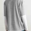 Layered Logo-Print Cotton-Jersey T-Shirt - BK