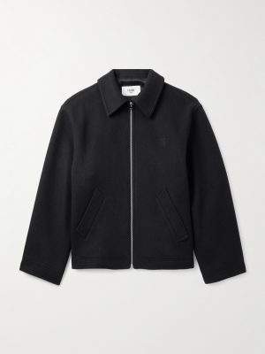 Logo-Embroidered Wool-Felt Jacket Logo-Embroidered Wool-Felt Jacket