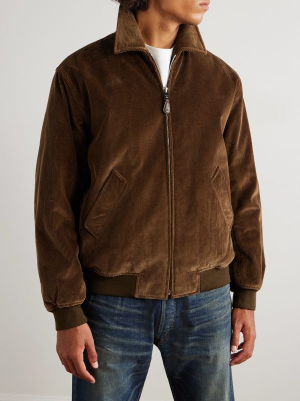 Cotton-Corduroy Bomber Jacket - FR Cotton-Corduroy Bomber Jacket - FR