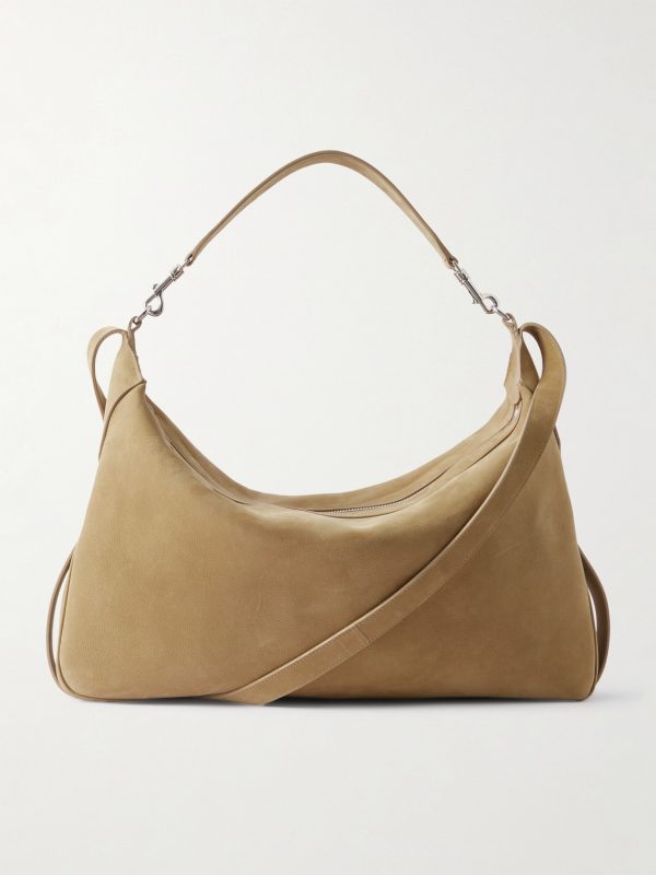 Romy Large Textured-Nubuck Messenger Bag Romy Large Textured-Nubuck Messenger Bag