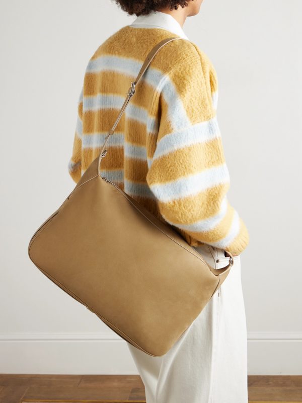Romy Large Textured-Nubuck Messenger Bag - OU Romy Large Textured-Nubuck Messenger Bag - OU