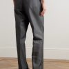 Straight-Leg Wool and Mohair-Blend Jeans - BK Straight-Leg Wool and Mohair-Blend Jeans - BK