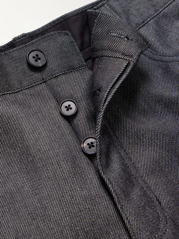 Straight-Leg Wool and Mohair-Blend Jeans - E1 Straight-Leg Wool and Mohair-Blend Jeans - E1
