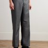 Straight-Leg Wool and Mohair-Blend Jeans - FR Straight-Leg Wool and Mohair-Blend Jeans - FR