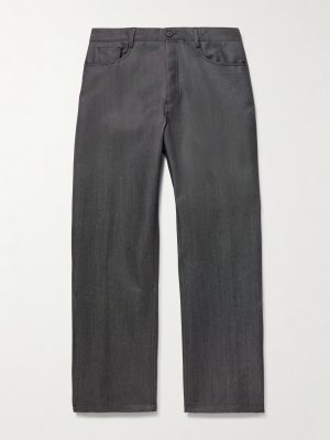 Straight-Leg Wool and Mohair-Blend Jeans Straight-Leg Wool and Mohair-Blend Jeans