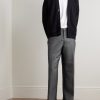 Straight-Leg Wool and Mohair-Blend Jeans - OU Straight-Leg Wool and Mohair-Blend Jeans - OU