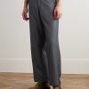 Straight-Leg Wool and Mohair-Blend Jeans - FR Straight-Leg Wool and Mohair-Blend Jeans - FR