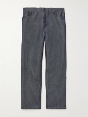 Straight-Leg Wool and Mohair-Blend Jeans Straight-Leg Wool and Mohair-Blend Jeans