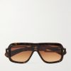 Glenn Gould Fugue Aviator-Style Tortoiseshell Acetate and Gold-Tone Sunglasses Glenn Gould Fugue Aviator-Style Tortoiseshell Acetate and Gold-Tone Sunglasses