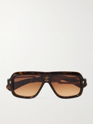 Glenn Gould Fugue Aviator-Style Tortoiseshell Acetate and Gold-Tone Sunglasses Glenn Gould Fugue Aviator-Style Tortoiseshell Acetate and Gold-Tone Sunglasses