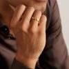 Snake Gold-Plated Diamond Ring - OU Snake Gold-Plated Diamond Ring - OU