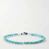 Circle4 Sterling Silver and Turquoise Beaded Bracelet