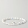 Circle 8 Sterling Silver and Magnesite Bracelet - BK