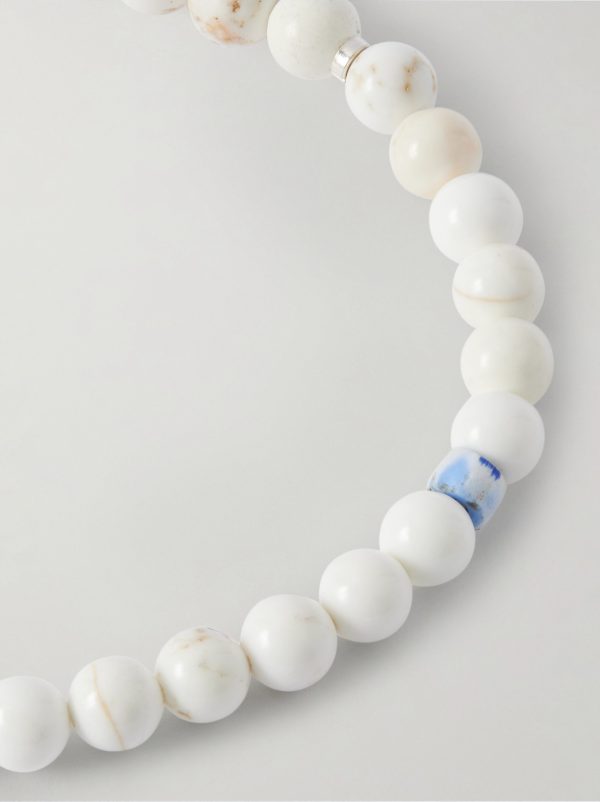 Circle 8 Sterling Silver and Magnesite Bracelet - CU