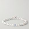 Circle 8 Sterling Silver and Magnesite Bracelet