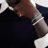 Circle 8 Sterling Silver and Magnesite Bracelet - OU