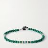 Sterling Silver Malachite Bracelet Sterling Silver Malachite Bracelet
