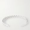 Sterling Silver Diamonds Bangle - BK Sterling Silver Diamonds Bangle - BK
