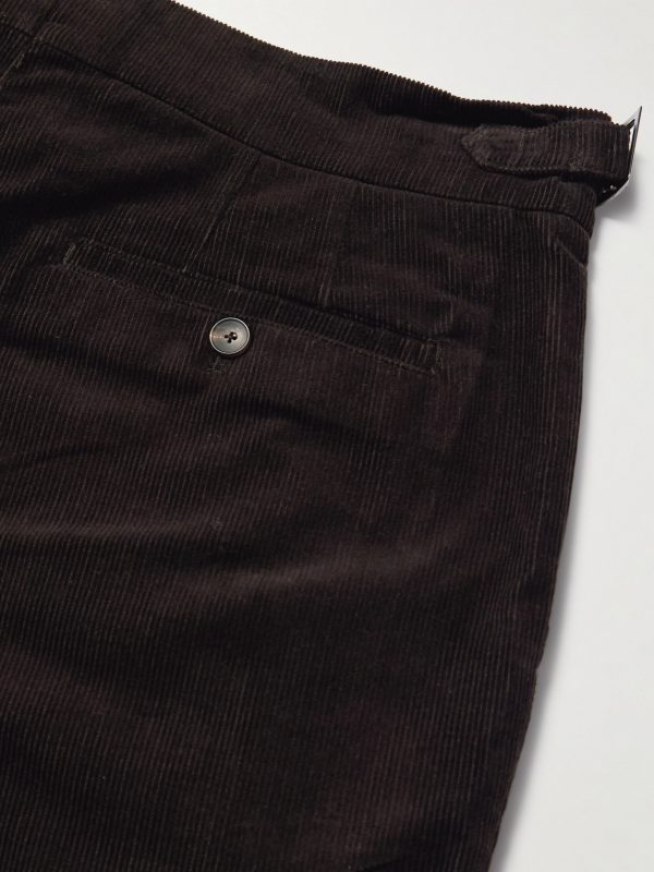 Steve Tapered Cotton-Corduroy Trousers - CU