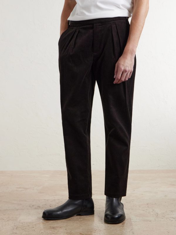 Steve Tapered Cotton-Corduroy Trousers - FR