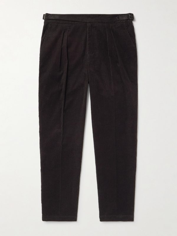 Steve Tapered Cotton-Corduroy Trousers
