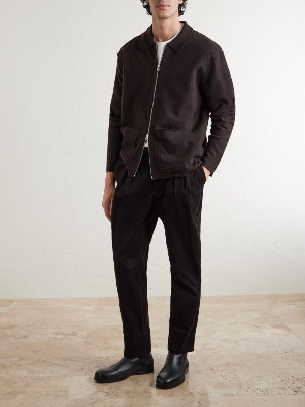 Steve Tapered Cotton-Corduroy Trousers - OU