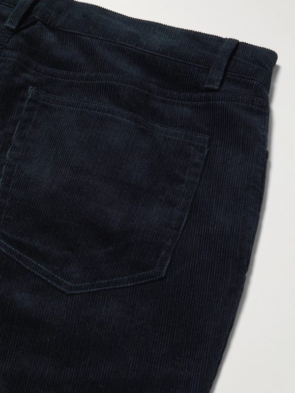 Samuel Straight-Leg Cotton-Corduroy Trousers - CU