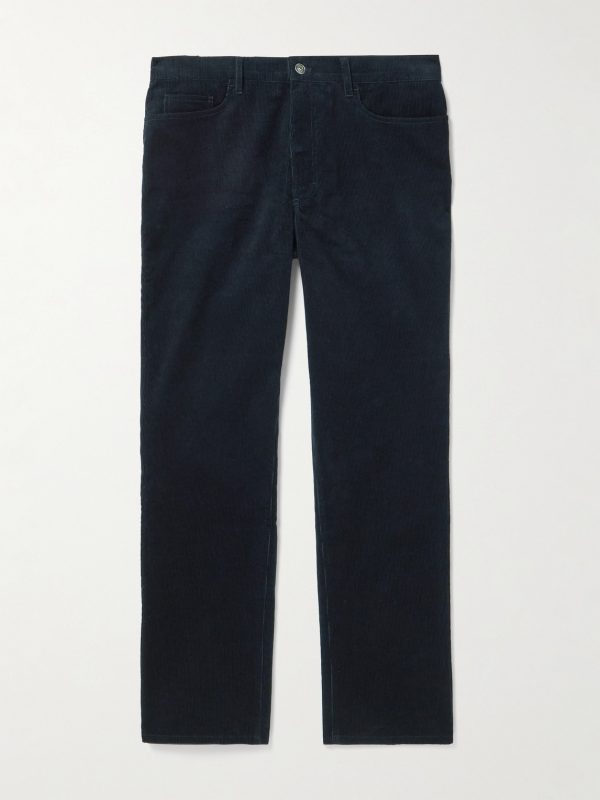 Samuel Straight-Leg Cotton-Corduroy Trousers