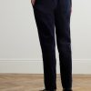 Edwin Tapered Cotton-Corduroy Drawstring Trousers - BK Edwin Tapered Cotton-Corduroy Drawstring Trousers - BK