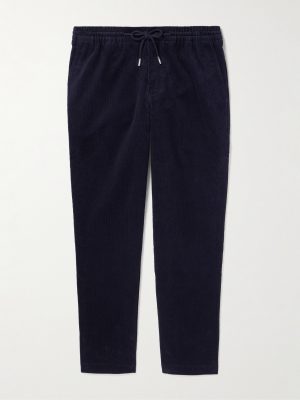 Edwin Tapered Cotton-Corduroy Drawstring Trousers Edwin Tapered Cotton-Corduroy Drawstring Trousers