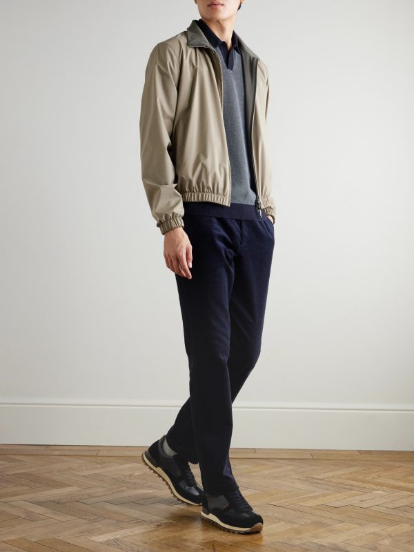 Edwin Tapered Cotton-Corduroy Drawstring Trousers - OU Edwin Tapered Cotton-Corduroy Drawstring Trousers - OU