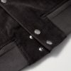 Suede-Trimmed Cotton-Corduroy Varsity Jacket - E1 Suede-Trimmed Cotton-Corduroy Varsity Jacket - E1