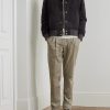 Suede-Trimmed Cotton-Corduroy Varsity Jacket - OU Suede-Trimmed Cotton-Corduroy Varsity Jacket - OU