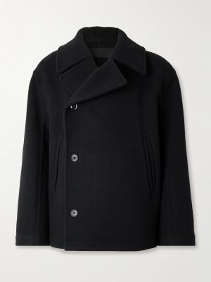 Brushed-Wool Peacoat Brushed-Wool Peacoat
