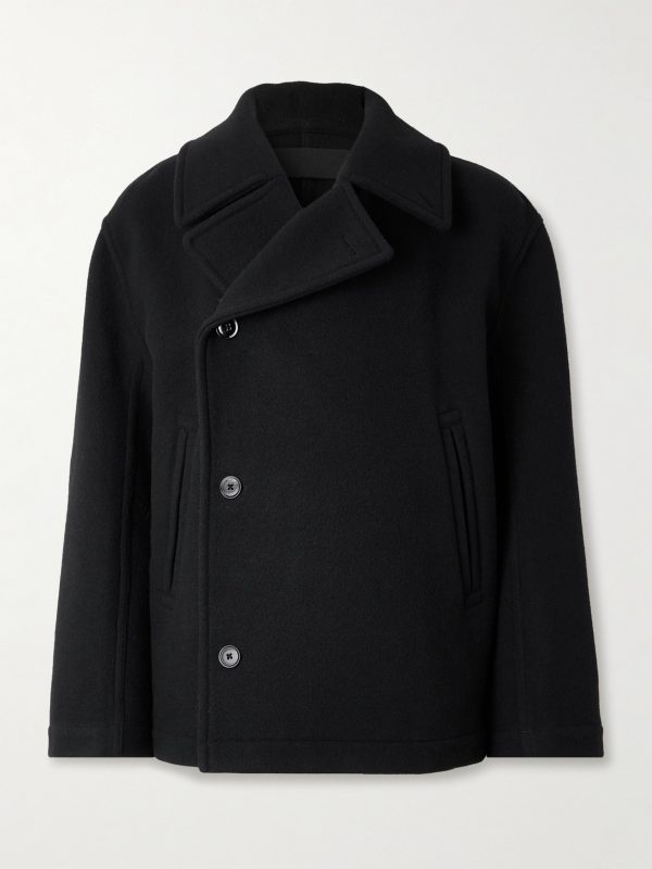 Brushed-Wool Peacoat
