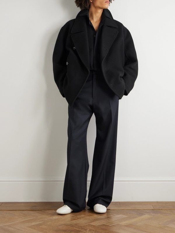 Brushed-Wool Peacoat - OU