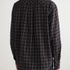 Checked Textured-Cotton Western Shirt - BK Checked Textured-Cotton Western Shirt - BK