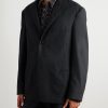 Cashmere-Blend Flannel Blazer - FR
